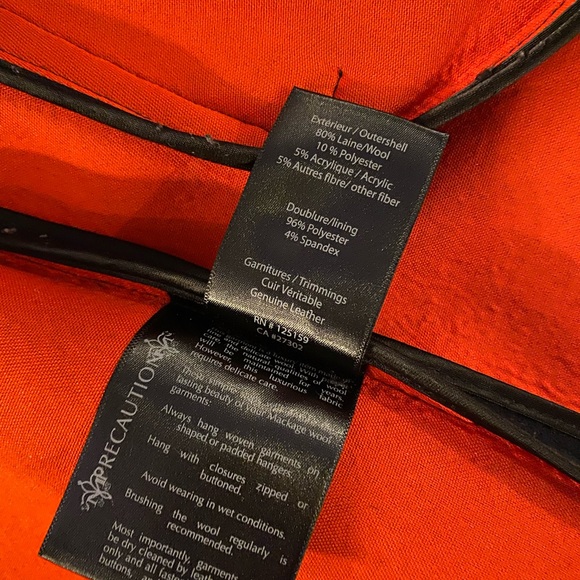 Mackage wool jacket (Navy) - Picture 7 of 7